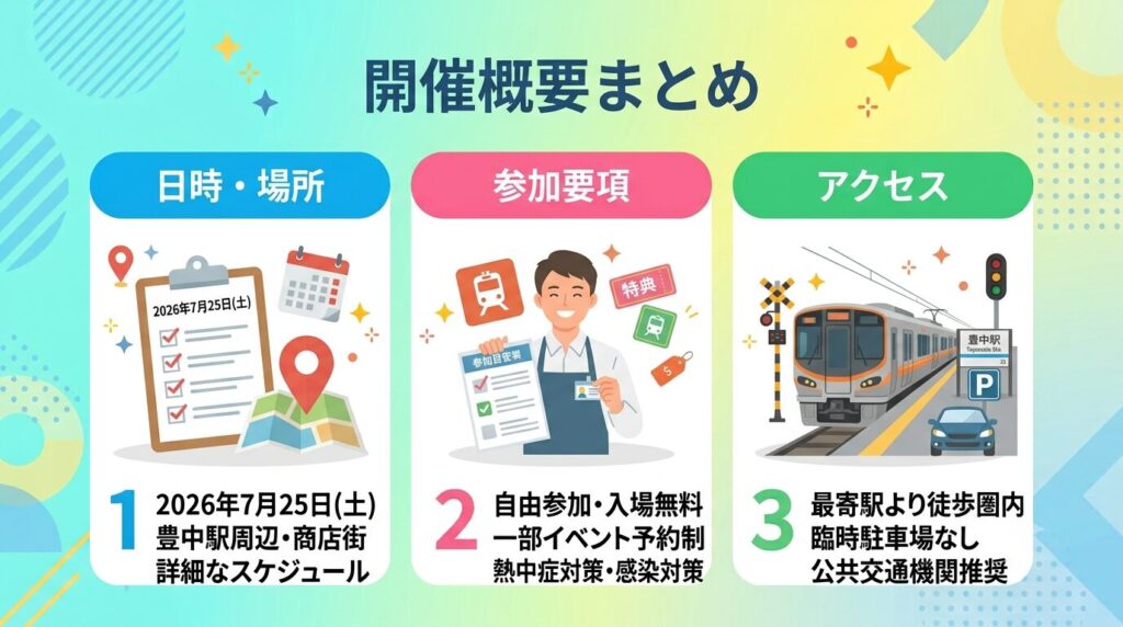 開催概要まとめ