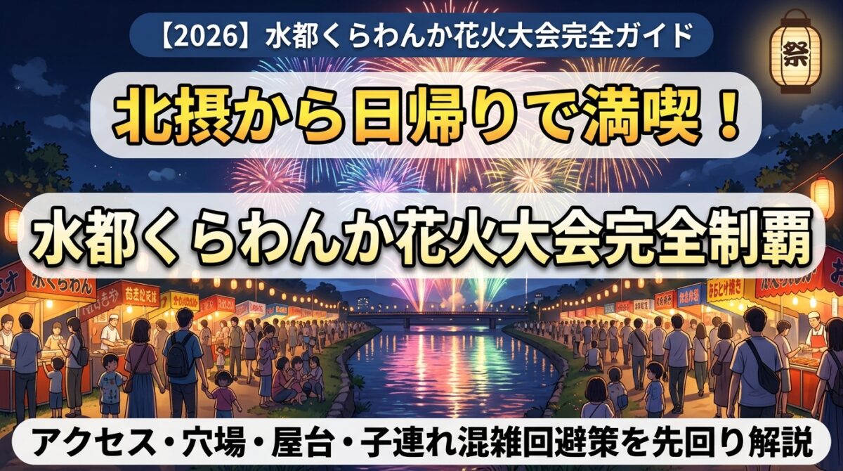 水都くらわんか花火大会2026のアイキャッチ画像