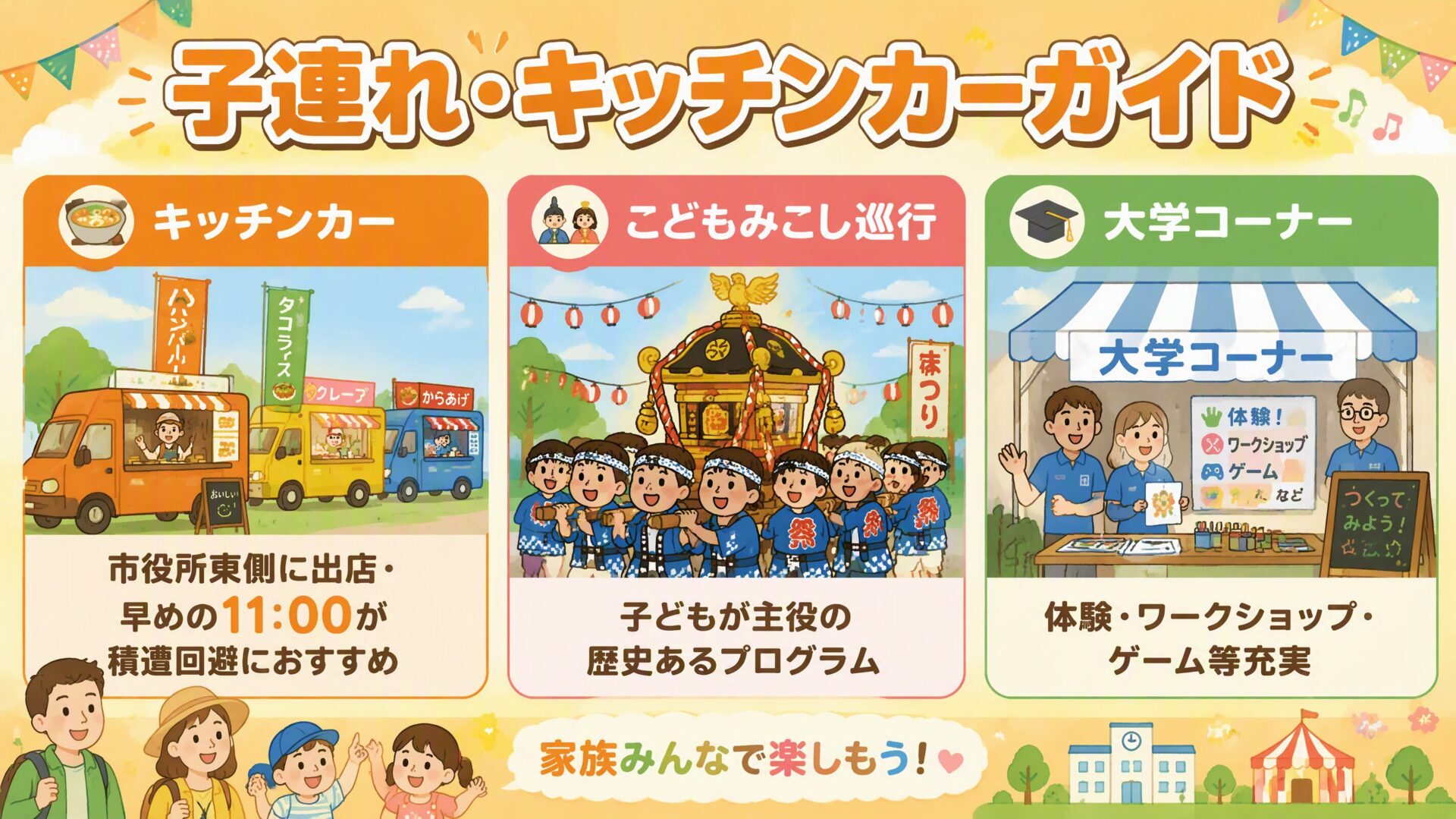 第51回にしのみや市民祭り2026 子連れ・キッチンカー